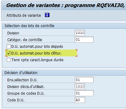 SAP Formation QA17