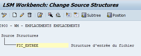 SAP Structure WM LSMW