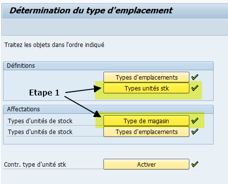 WM Type unité de stock paramétrage