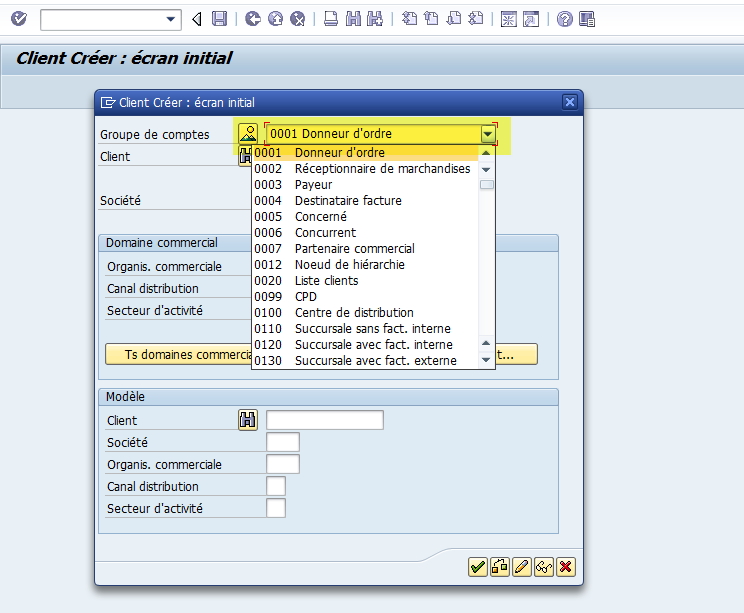 Comment créer une fiche client dans SAP ? XD01