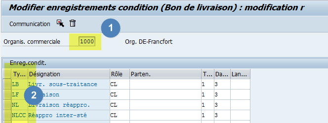 Impression bulletin de livraison SAP LD00